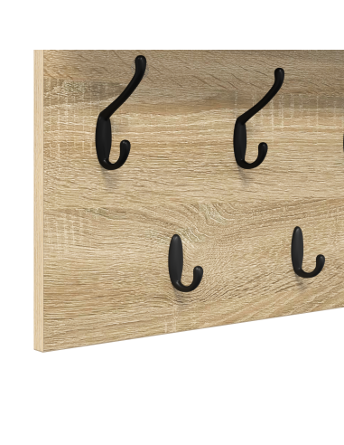 Appendiabiti a muro Rovere Sonoma 80 x 40 x 12 cm
