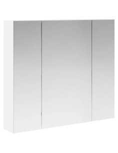 Mobiletto per specchio da bagno Bianco 80 x 14.5 x 70 cm 2
