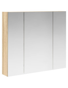 Mobiletto per specchio da bagno Rovere Sonoma 80 x 14.5 x 70 cm 2