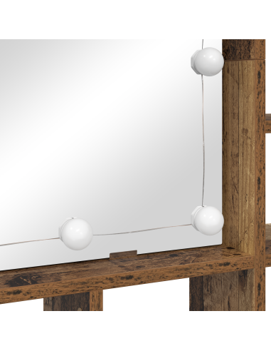 Mobiletto per specchio Legno vecchio 91 x 15 x 76,5 cm