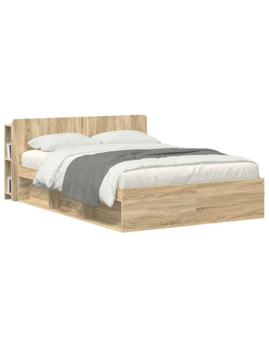 Testata del letto Rovere Sonoma Legno ingegnerizzato