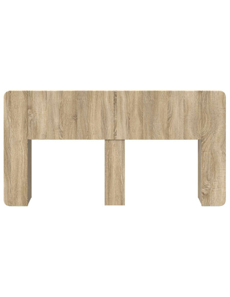 Testata del letto Rovere Sonoma Legno ingegnerizzato