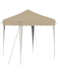 Tenda per feste a pop-up Crema 195 x 195 x 245 cm 2