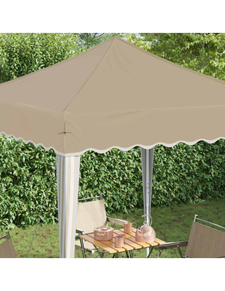 Tenda per feste a pop-up Crema 195 x 195 x 245 cm