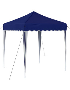 Tenda per feste a pop-up Blu 195 x 195 x 245 cm Tessuto Oxford 2