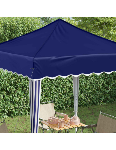 Tenda per feste a pop-up Blu 195 x 195 x 245 cm Tessuto Oxford