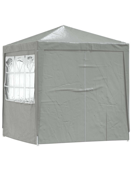 Tenda Party Grigio chiaro 200 x 200 x 240 cm PE e Acciaio