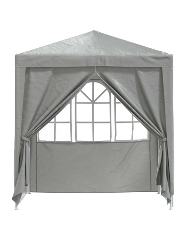 Tenda Party Grigio chiaro 200 x 200 x 240 cm PE e Acciaio