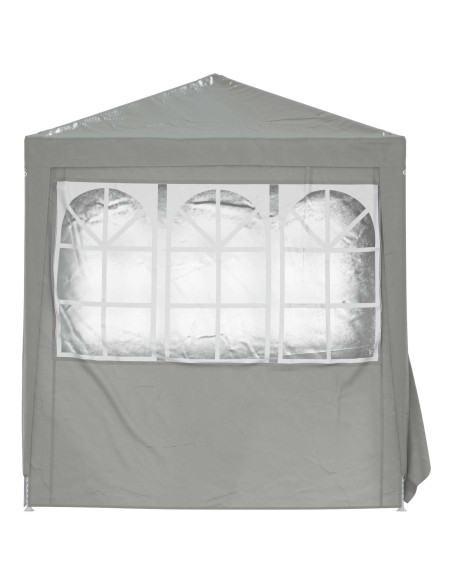 Tenda Party Grigio chiaro 200 x 200 x 240 cm PE e Acciaio