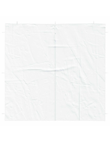 Parete per tenda da festa 2 pcs Bianco 200 x 195 cm