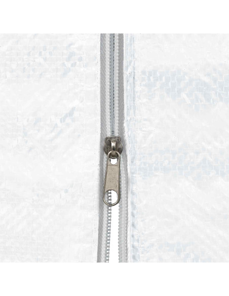 Parete per tenda da festa 2 pcs Bianco 400 x 195 cm