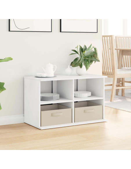 Supporto TV con cassetto Bianco 79 x 40 x 48 cm