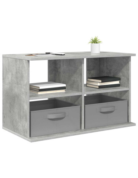Supporto TV con cassetto Grigio cemento 79 x 40 x 48 cm