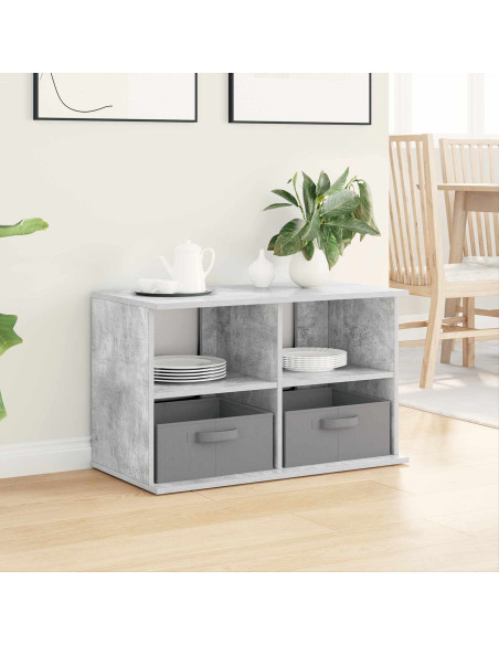 Supporto TV con cassetto Grigio cemento 79 x 40 x 48 cm