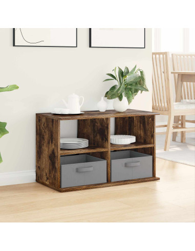 Supporto TV con cassetto Rovere fumé 79 x 40 x 48 cm