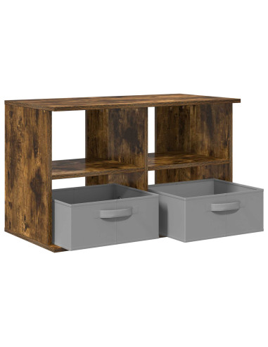 Supporto TV con cassetto Rovere fumé 79 x 40 x 48 cm