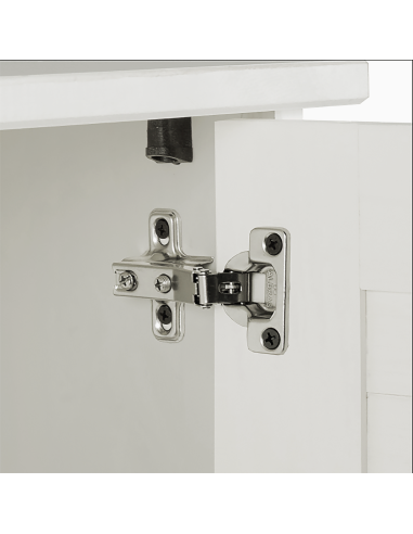 Mobile da Bagno VIGO Bianco e Bianco Antico 37,5 x 34 x 80 cm