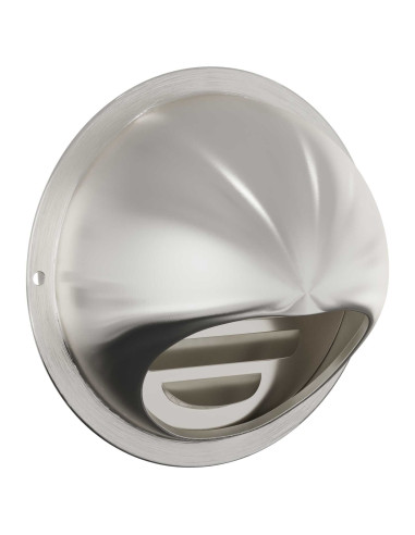Coperture per ventilazione d'aria 2 pcs Argento 80 mm