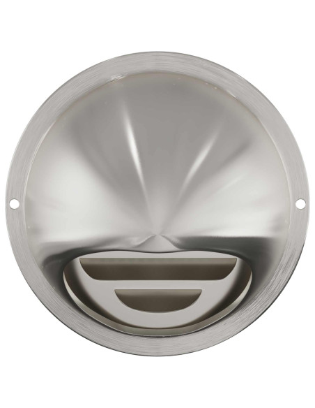 Coperture per ventilazione d'aria 2 pcs Argento 80 mm