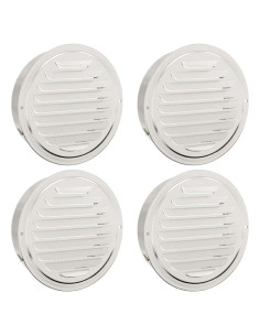 Coperture per ventilazione d'aria 4 pcs Argento 200 mm 2