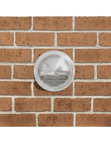 Coperture per ventilazione d'aria 8 pcs Argento 150 mm