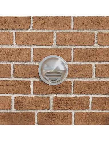 Coperture per ventilazione d'aria 8 pcs Argento 100 mm