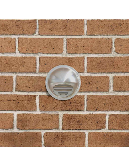 Coperture per ventilazione d'aria 8 pcs Argento 100 mm