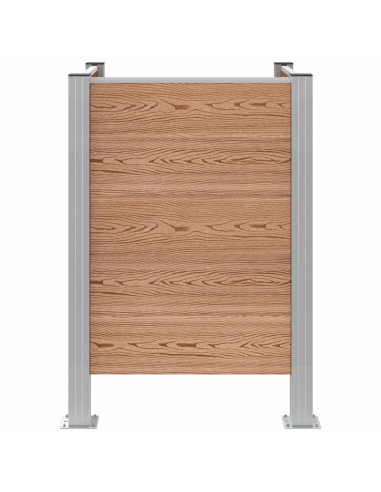 Recinzione Contenitore per Rifiuti Marrone 85 x 85 x 115 cm