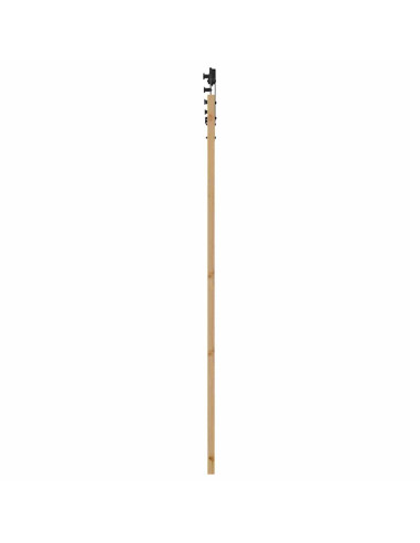 Porta scorrevole ORKDAL Naturale e Nero 93 x 202 cm