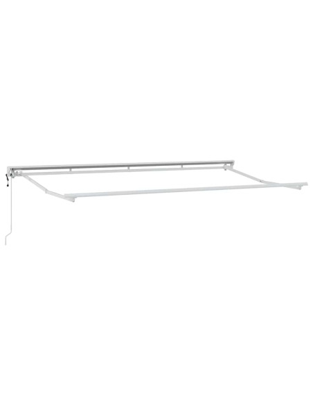 Tenda Retrattile Giallo e Bianco 400 x 200 cm