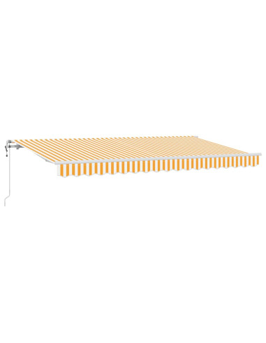Tenda Retrattile Giallo 400 x 200 cm Tessuto