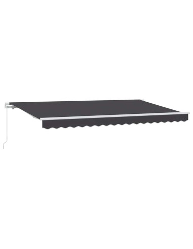 Tenda Retrattile Antracite 400 x 200 cm Tessuto