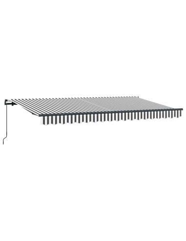 Tenda Retrattile Antracite 400 x 200 cm Tessuto