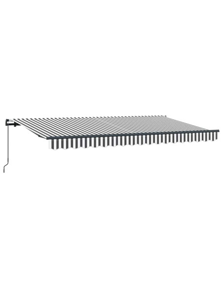 Tenda Retrattile Antracite 400 x 200 cm Tessuto