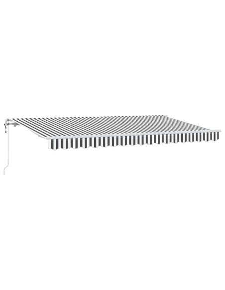 Tenda Retrattile Antracite 400 x 200 cm Tessuto