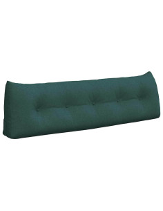 Cuscino per Schiena Verde Scuro 160 x 24 x 50 cm Tessuto 2