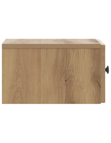 Mobiletto da notte a muro Rovere Artigianale 33 x 34,5 x 20 cm