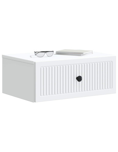 Armadio da Notte con cassetto 2 pcs Bianco 49 x 34,5 x 20 cm