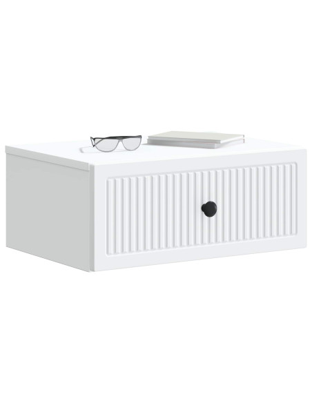 Armadio da Notte con cassetto 2 pcs Bianco 49 x 34,5 x 20 cm