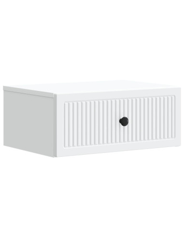 Armadio da Notte con cassetto 2 pcs Bianco 49 x 34,5 x 20 cm