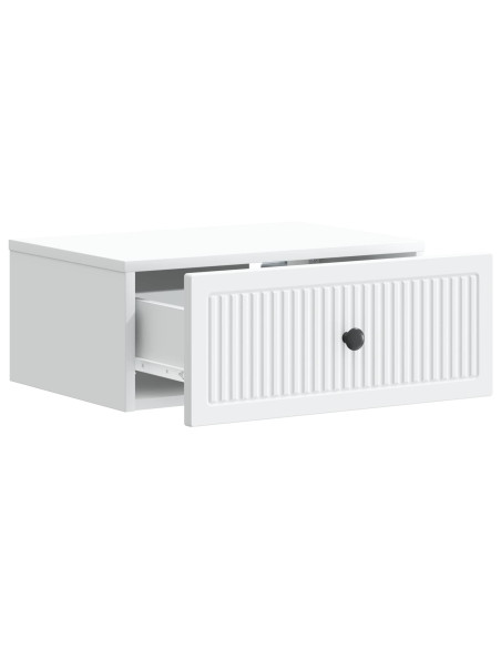 Armadio da Notte con cassetto 2 pcs Bianco 49 x 34,5 x 20 cm