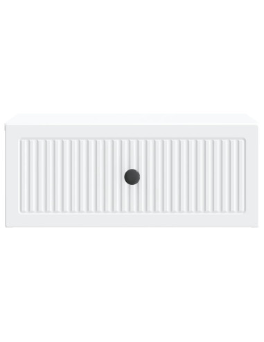 Armadio da Notte con cassetto 2 pcs Bianco 49 x 34,5 x 20 cm