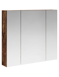 Mobiletto per specchio da bagno Legno vecchio 80 x 14.5 x 70 cm 2