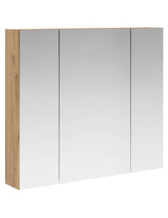 Mobiletto per specchio da bagno con porta Rovere Artigianale 2