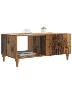 Tavolino da salotto Legno antico 90 x 50 x 40 cm 2