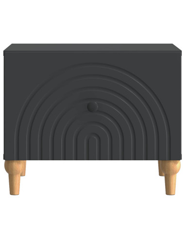 Tavolino da salotto Nero 49 x 50 x 40 cm Legno ingegnerizzato