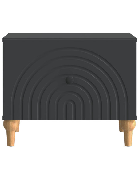 Tavolino da salotto Nero 49 x 50 x 40 cm Legno ingegnerizzato