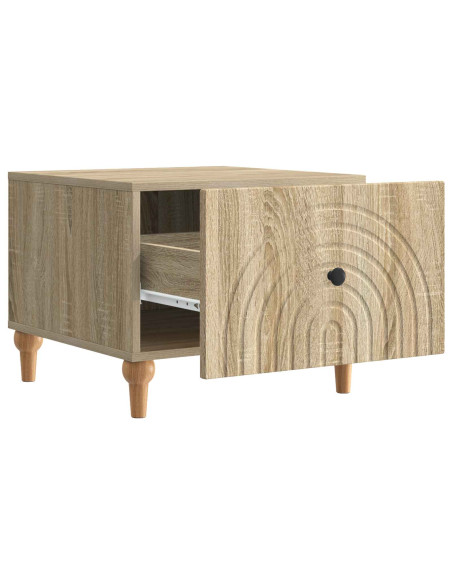 Tavolino da salotto con cassetto Rovere Sonoma 49 x 50 x 40 cm