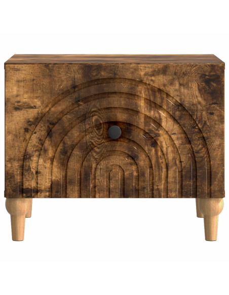 Tavolino da salotto con cassetto Rovere Fumo 49 x 50 x 40 cm