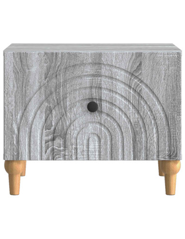 Tavolino da salotto con cassetto Grigio Sonoma 49 x 50 x 40 cm